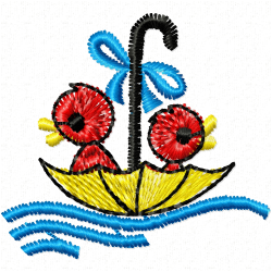 Small Birds Embroidery Design 8